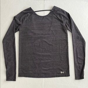 Under Armour Heat Gear Women's Gray Long Sleeve Top